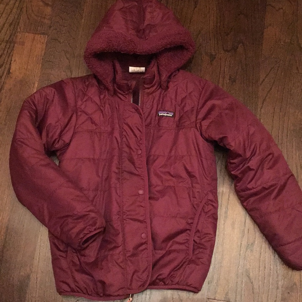 Patagonia kids Fleece puffer jacket